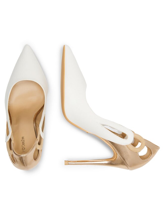 DeeZee Szpilki DeeZee KL-92831-619 Biały