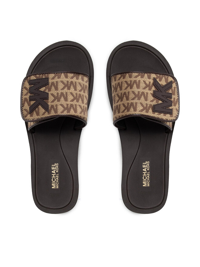 MICHAEL Michael Kors Pantoletten MICHAEL Michael Kors Mk Platform Slide 40T2MKFA1Y Beige