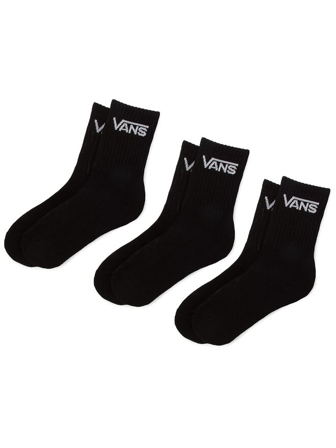 Lot de 3 paires de chaussettes hautes femme Vans By Classic Crew VXNQBLK Noir fr.eschuhe.ch
