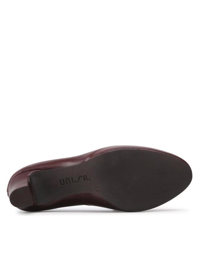 Unisa Halbschuhe Unisa Numer F21 Vu Dunkelrot