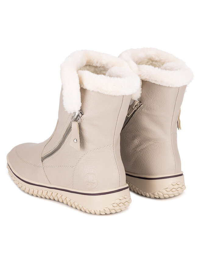 Rieker Botine Rieker Z4281-60 Bej