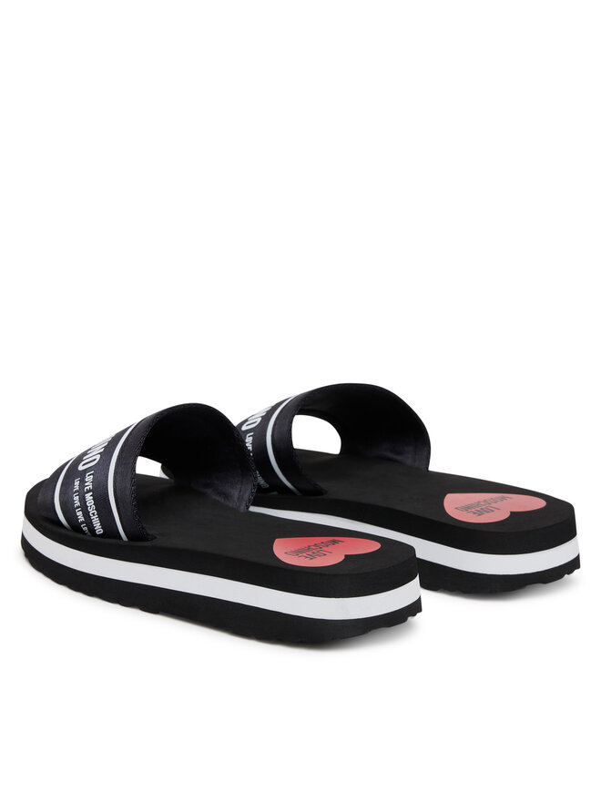 LOVE MOSCHINO Pantoletten LOVE MOSCHINO JA28334G0MIX6000 Schwarz