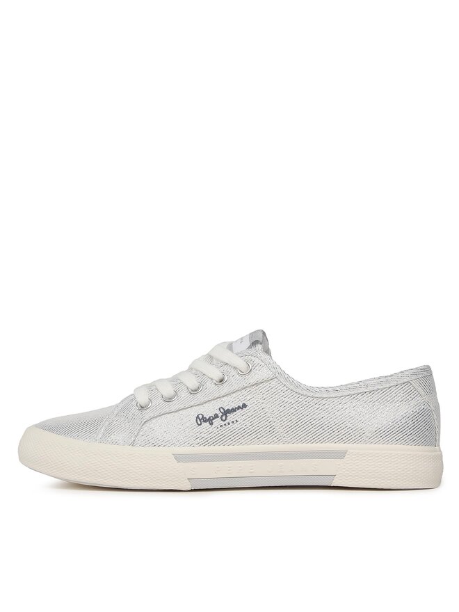 Pepe Jeans Гуменки Pepe Jeans Brady Party W PLS31439 Сребрист
