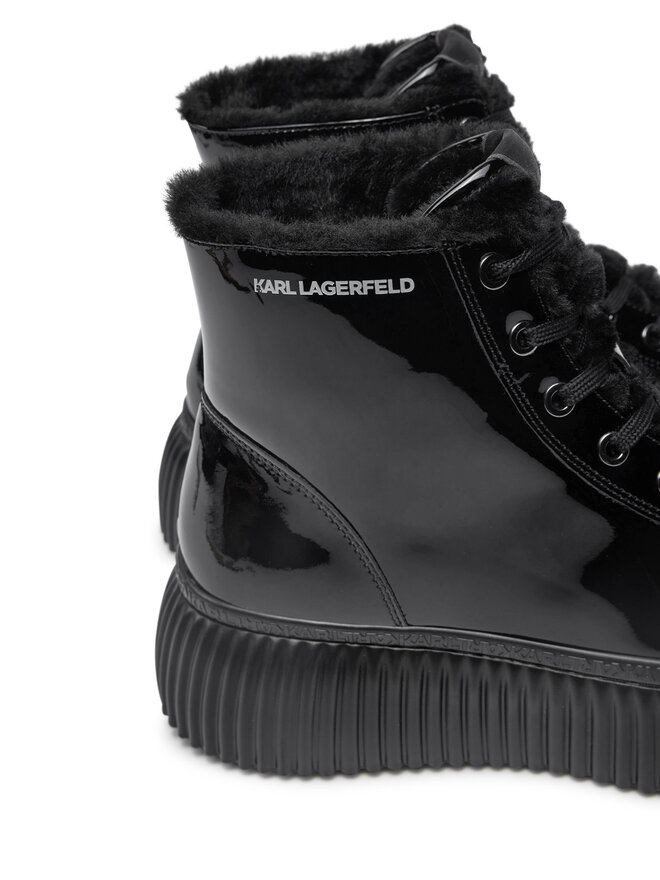 KARL LAGERFELD Schnürschuhe KARL LAGERFELD KL42334botki Schwarz