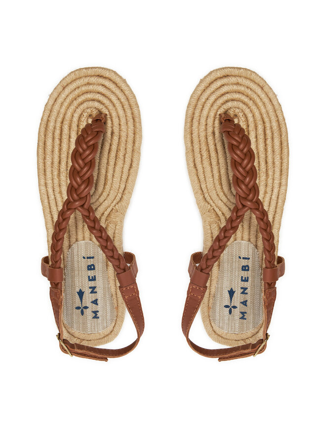 Manebi Еспадрильї Manebi Sandals P 8.8 Y0 Коричневий