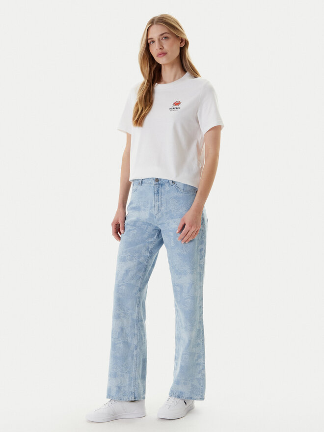 Mustang Mustang Majica Monroe 1016513 Bela Relaxed Fit