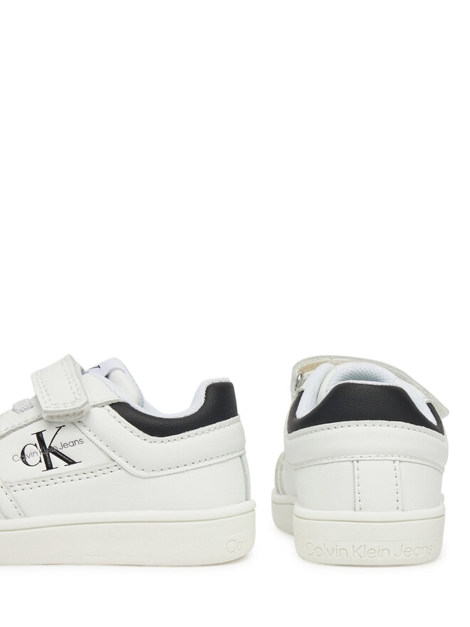 Calvin Klein Jeans Sneakersy Calvin Klein Jeans Low Cut Lace-Up/ Velcro Sneaker V1X9-82077-1355 M Biały