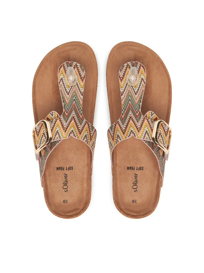 s.Oliver Flip flop s.Oliver 5-27108-44 Negru