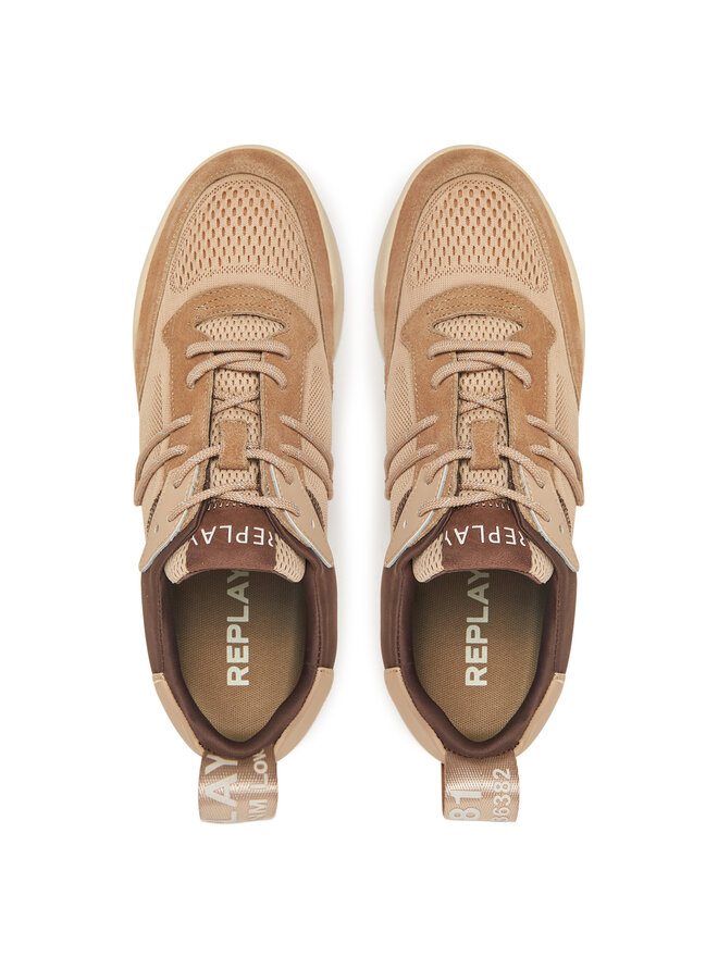 REPLAY Sneakersy REPLAY GMS1P.000.C0055L Beżowy
