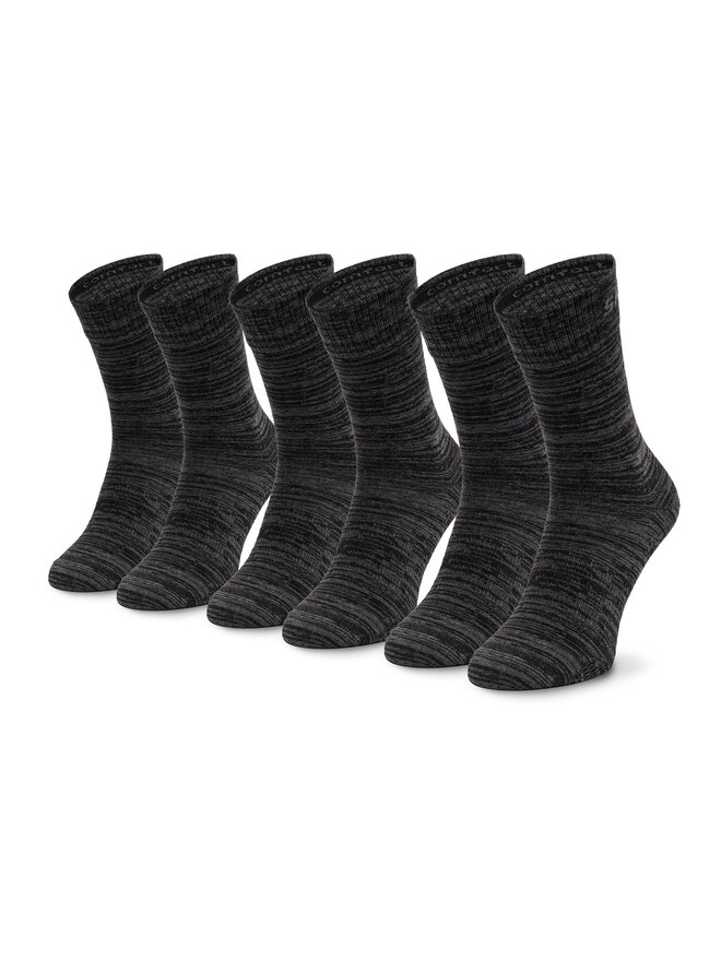 Skechers 3 unisex augsto zeķu pāru komplekts Skechers SK41040 Pelēks