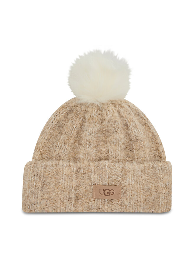 Ugg Set Schal und Mütze Ugg W Boucle Beanie And Scarf Set 20960 Beige