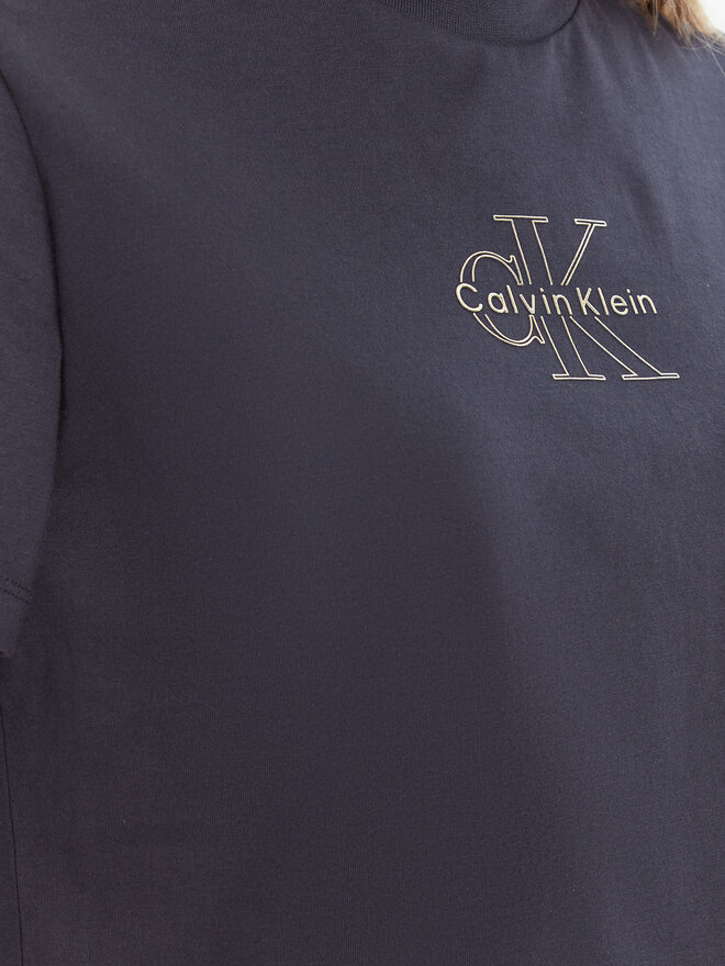 Calvin Klein Jeans Calvin Klein Jeans Camiseta Classic Monologo LV047D873G Azul marino Regular Fit