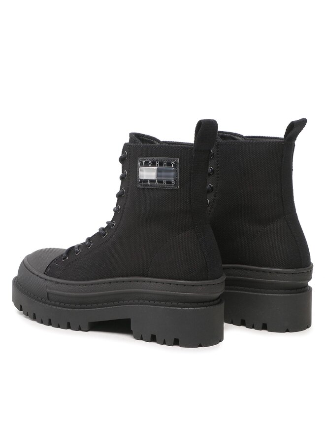Tommy Hilfiger Botines Tommy Hilfiger Tjw Foxing Canvas EN0EN02216 Negro