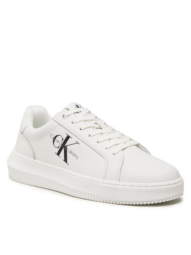 Calvin Klein Jeans Sneakersy Calvin Klein Jeans Chunky Cupsole Mono Lh YM0YM00681 Biały