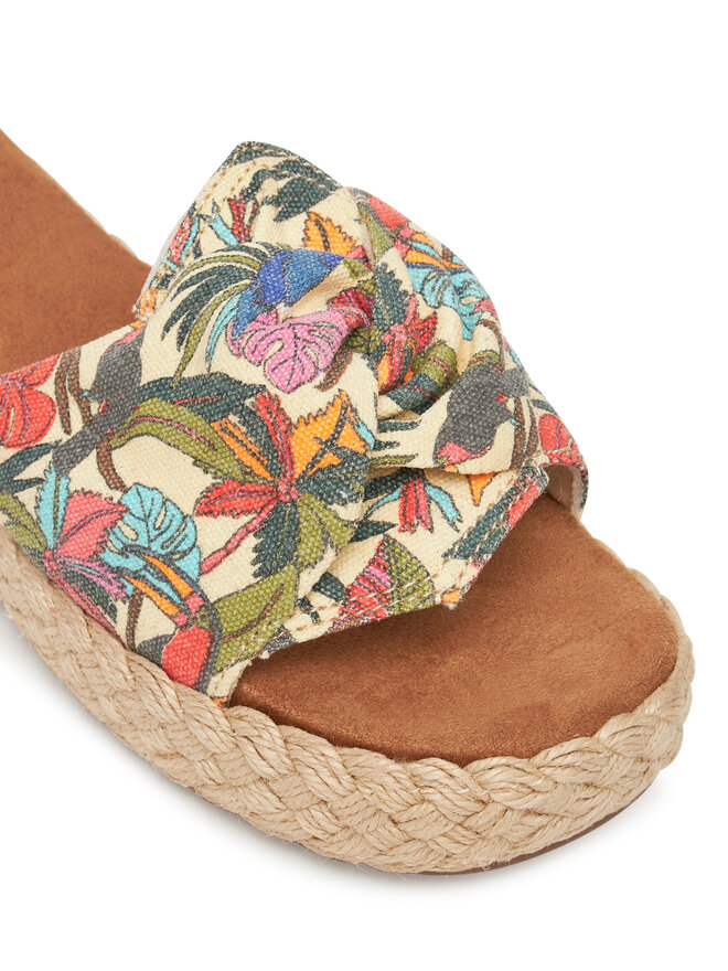Toms Espadryle Toms Abby Slide 10021976 Kolorowy