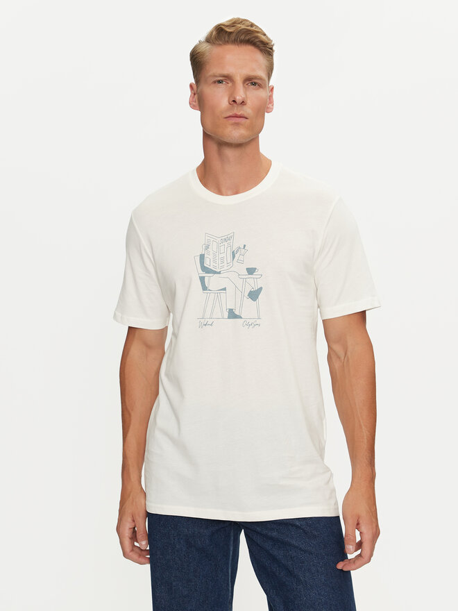 Only & Sons Only & Sons Marškinėliai Augie 22030575 Balta Regular Fit