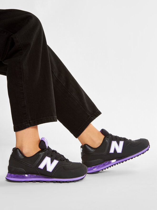 Zapatillas New Balance WL574EUA Negro | zapatos.es