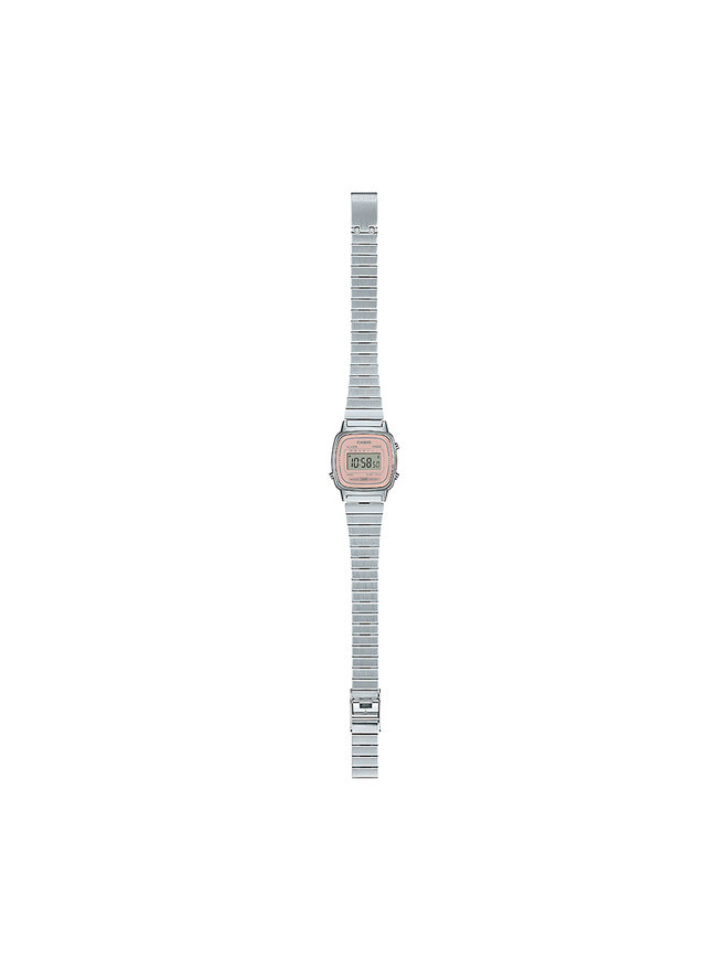 Casio Zegarek Casio Vintage Mini LA670WEA-4A2EF Srebrny
