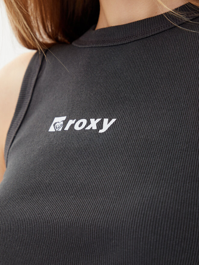 Roxy Roxy Felső ERJKT04261 Szürke Slim Fit