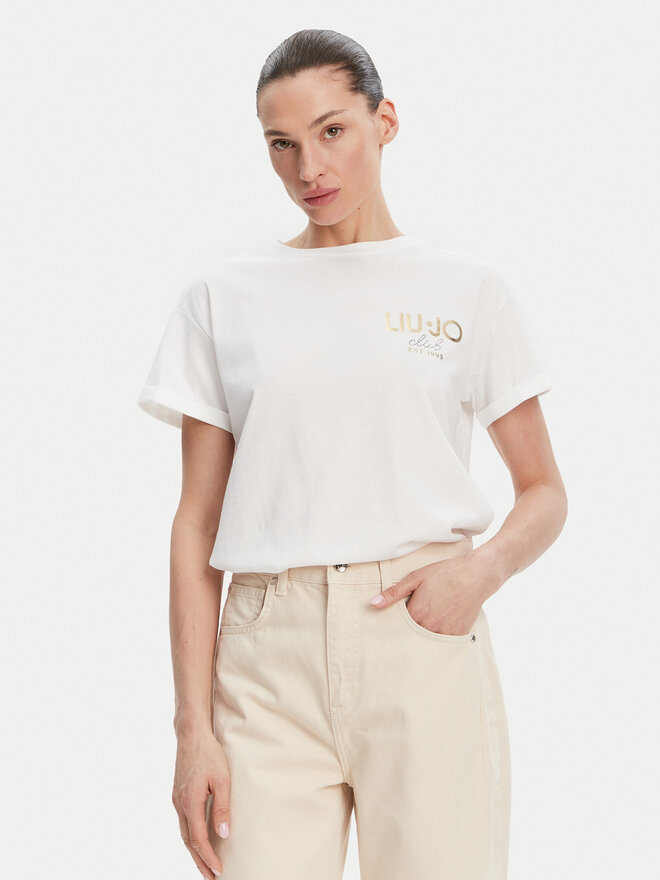 Liu Jo Liu Jo Camiseta WA5007 JS923 Blanco Relaxed Fit