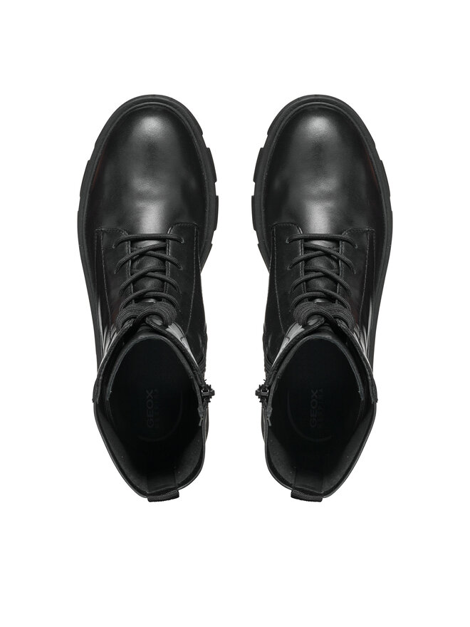 Geox Schnürstiefeletten Geox D Vilde D26UAH 043KB C9997 Schwarz