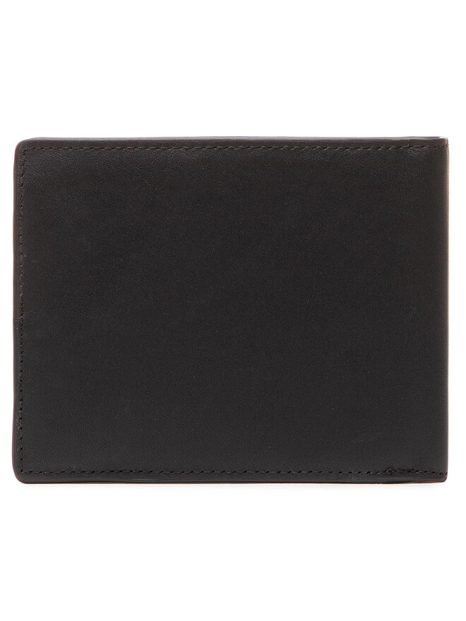 Tommy Hilfiger Geldbörse Tommy Hilfiger Th Metro Cc Flap And Coin AM0AM07304 Schwarz