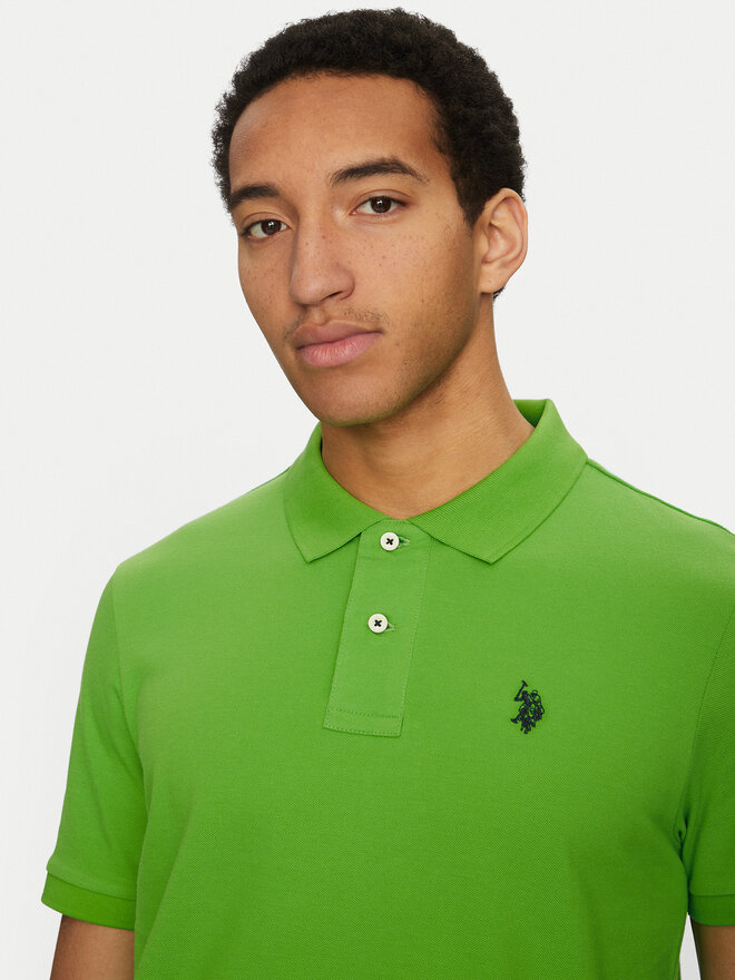 U.S. Polo Assn. U.S. Polo Assn. Pólóing MUP3637 Zöld Regular Fit