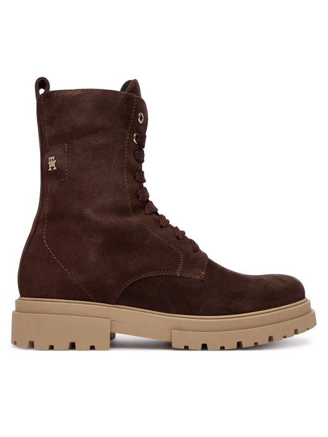 Tommy Hilfiger Schnürschuhe Tommy Hilfiger T4A5-35172-1429 S Braun