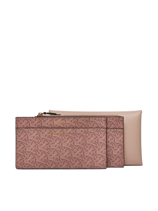 Etui cartes d identite MICHAEL Michael Kors Empire 34H3G8ED7L Rose chaussures