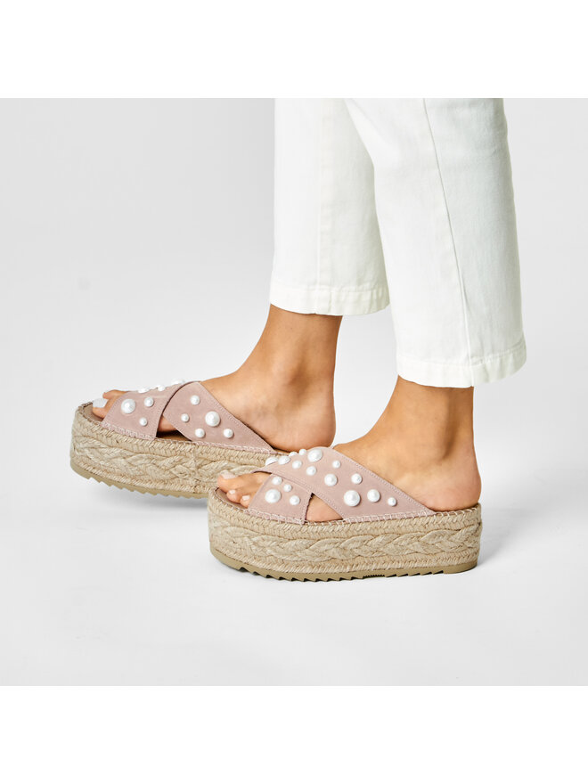 Eva Minge Espadrilles Eva Minge EM-14-07-000733 Rozā