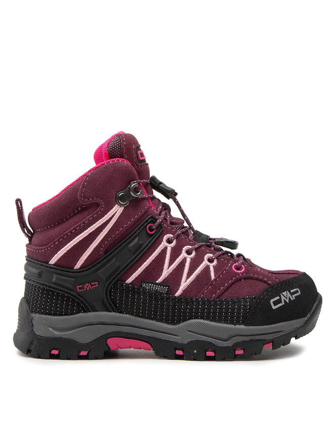 CMP Trekingová obuv CMP Kids Rigel Mid Trekking Shoe Wp 3Q12944 Bordová