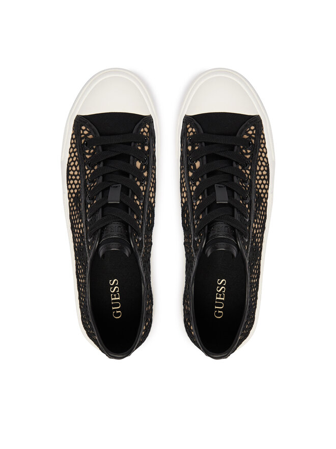 Guess Sneakers aus Stoff Guess FLJCR2 FAP12 Schwarz