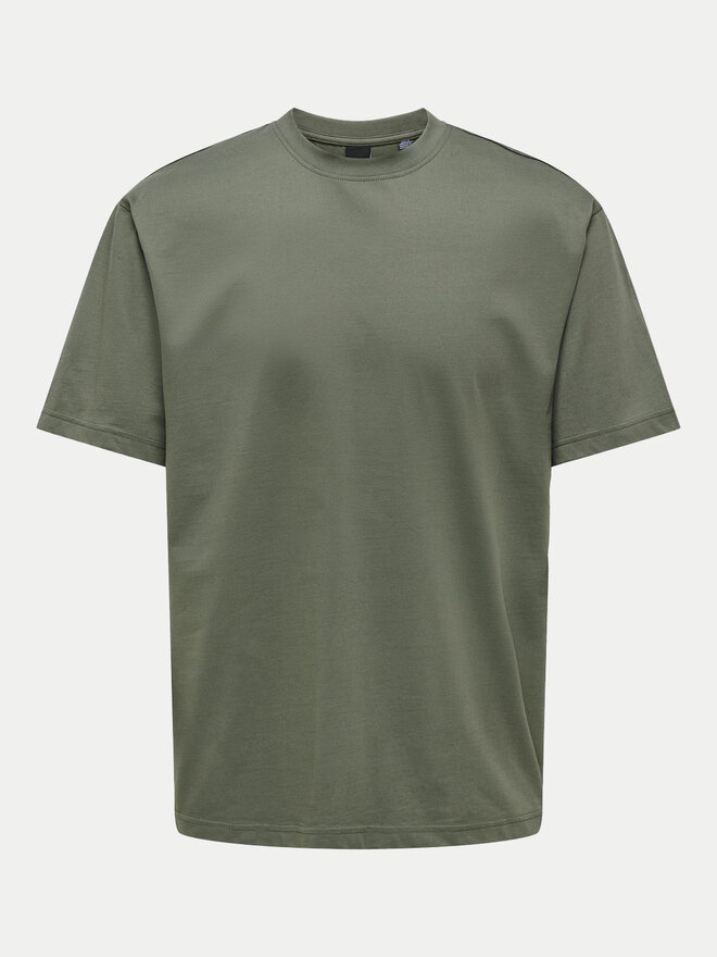 Only & Sons Only & Sons Marškinėliai Fred 22022532 Pilka Relaxed Fit