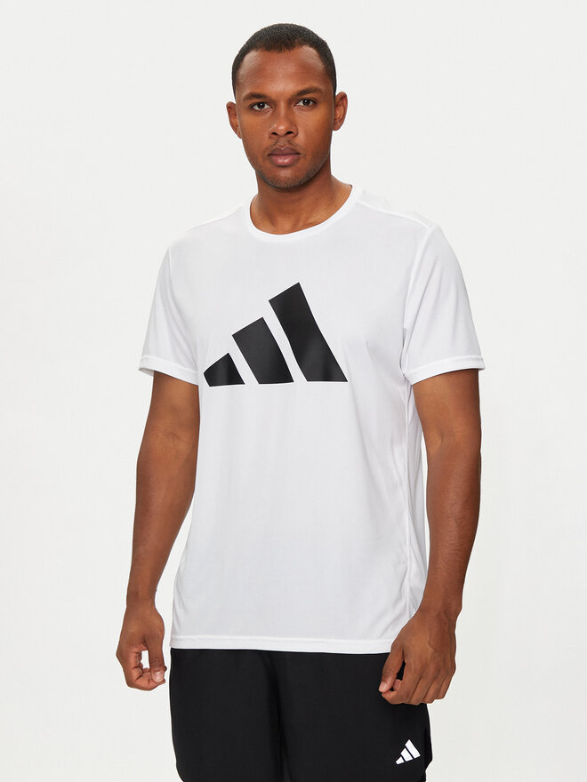 adidas adidas Футболка Run It IN0075 Білий Regular Fit