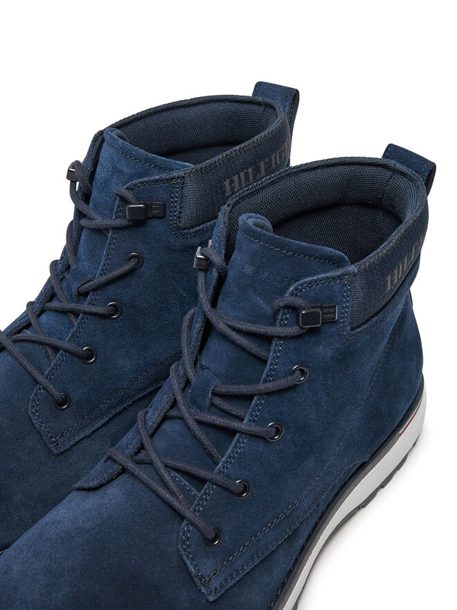 Tommy Hilfiger Botines planos Tommy Hilfiger Corporate FM0FM05147 Azul marino