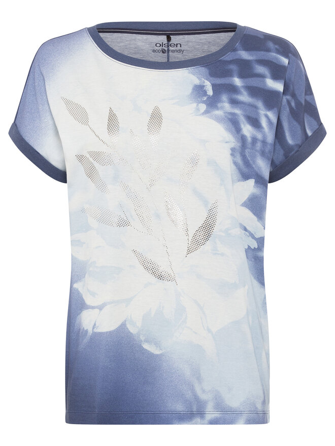 Olsen Olsen T-Shirt 11105088 Σκούρο μπλε Regular Fit
