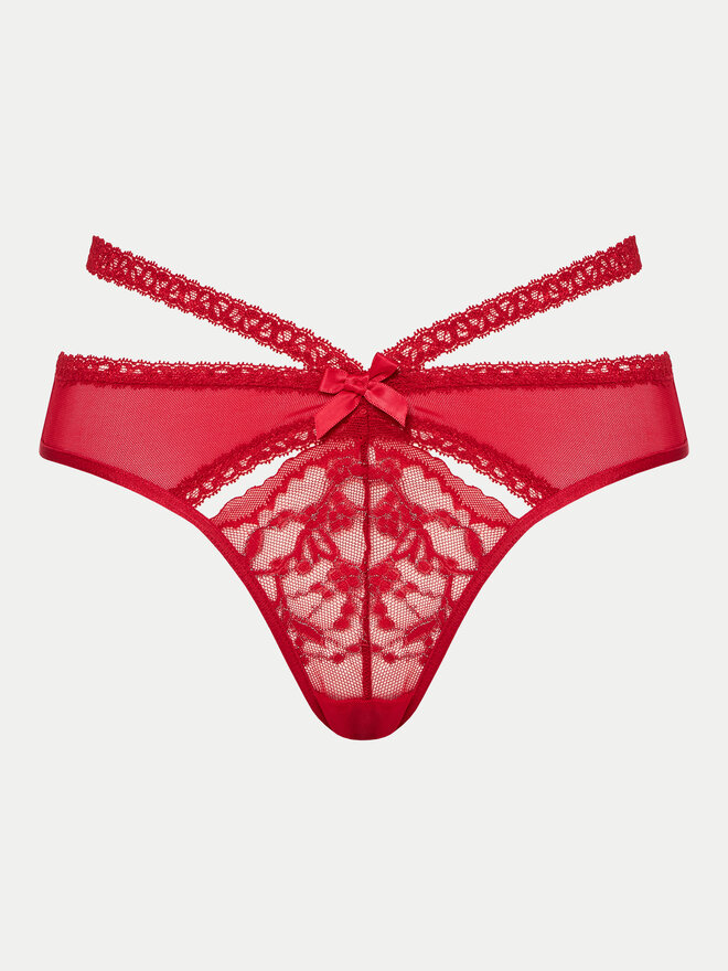 Hunkemöller Hunkemöller Set 3 parov brazilskih spodnjih hlačk 300280 Rdeča