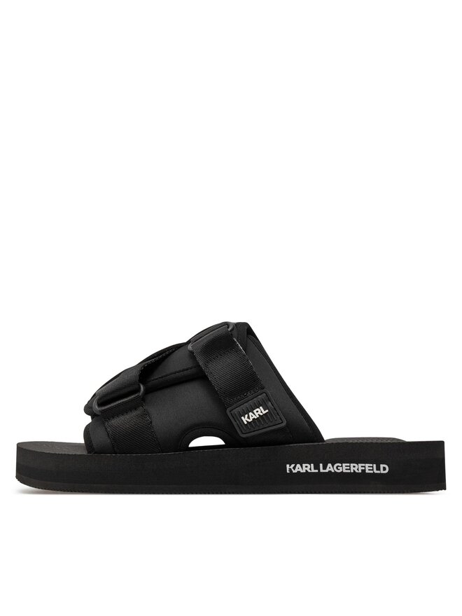 Şlapi KARL LAGERFELD KL70505 Negru | epantofi.ro