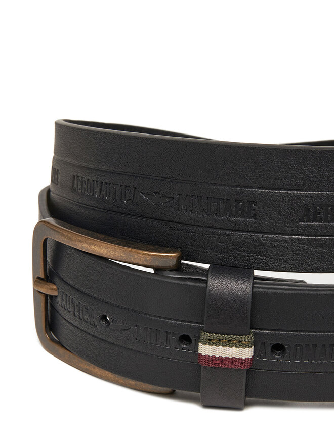 Aeronautica Militare Pasek Męski Aeronautica Militare 251CP262PL274 Czarny