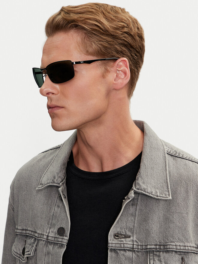 Ray-Ban Okulary przeciwsłoneczne Ray-Ban 0RB3498 002/71 Czarny