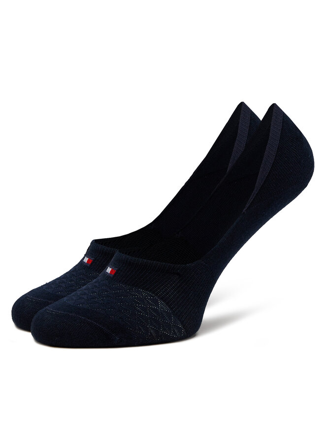 Tommy Hilfiger Σετ 2 ζευγάρια κάλτσες σοσόνια γυναικεία Tommy Hilfiger 701227565 Σκούρο μπλε