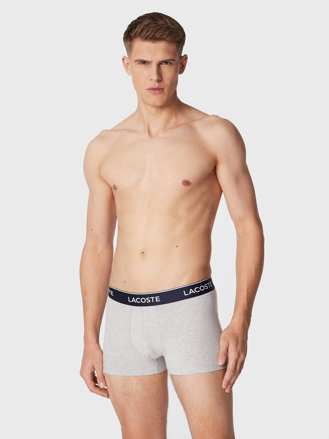 Lacoste Lacoste Набір з 3 пар боксерів 5H3389 Сірий