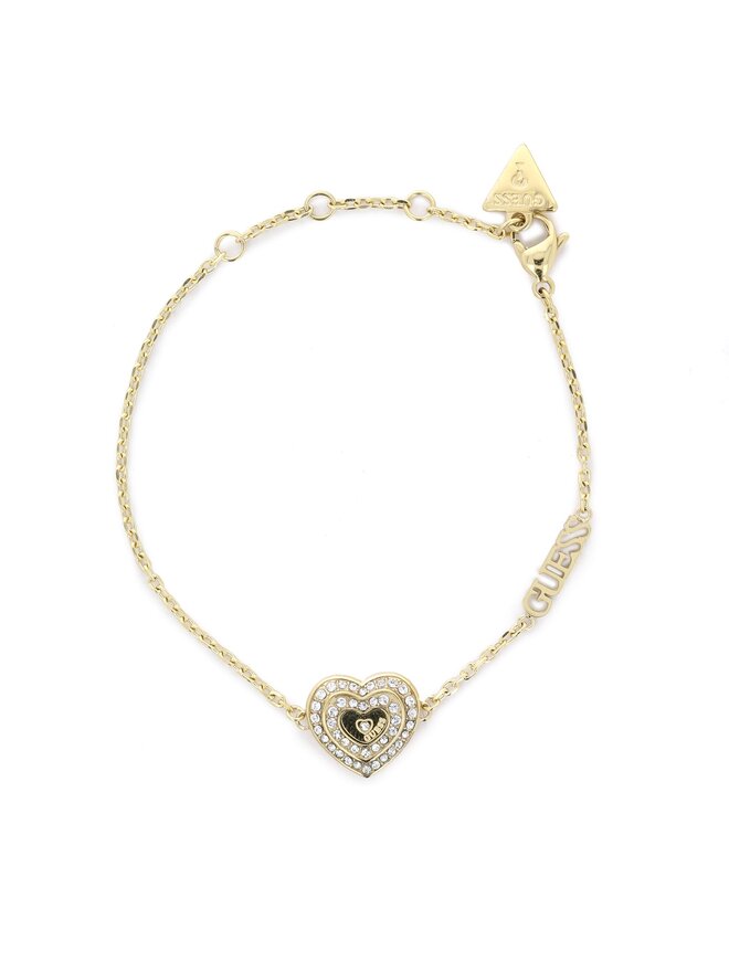 Guess Set náramok a náušnice Guess JUBS04 086JW Zlatá