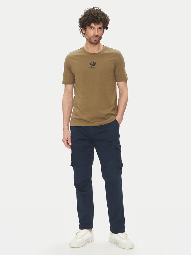 Aeronautica Militare Aeronautica Militare T-Shirt 251TS2424J641 Khakifarben Regular Fit