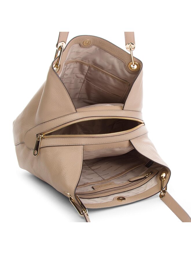 Сумка MICHAEL Michael Kors Raven 30T8TRXE3L Бежевий | evzuttya.com.ua