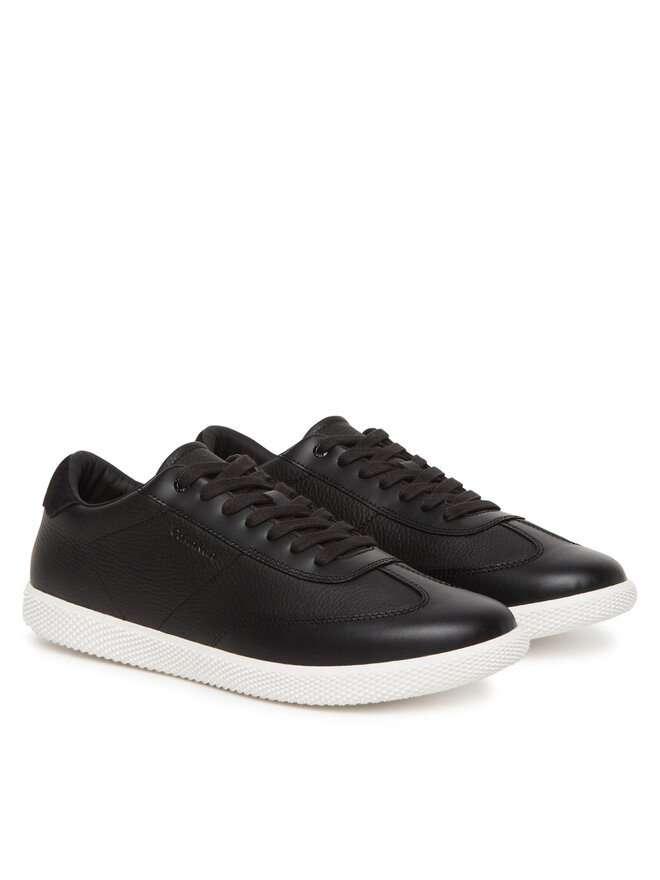 Calvin Klein Tenisice Calvin Klein Low Top Lace Up Tmbl Lth HM0HM01803 Crna