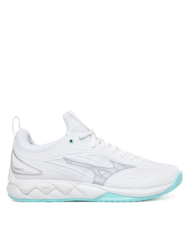 Mizuno Batai uždaroms aikštelėms Mizuno Wave Luminous 3 V1GC2420 Balta