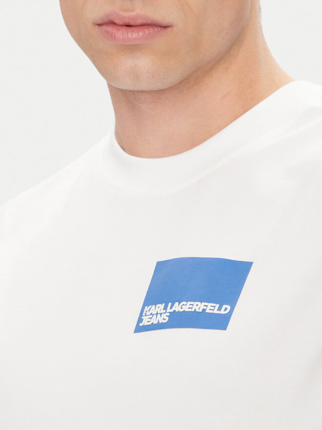 Karl Lagerfeld Jeans Karl Lagerfeld Jeans Camiseta sin mangas A2M17053 Blanco Relaxed Fit