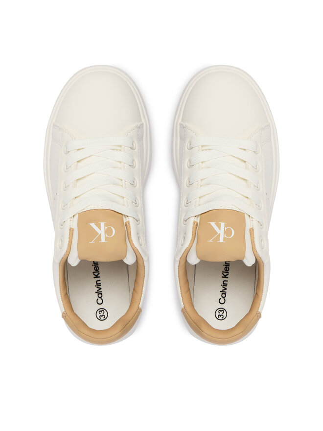 Calvin Klein Sneakers Calvin Klein Low Cut Lace-Up V3X9-83301-1355A M Weiß