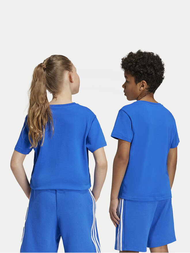 adidas adidas Marškinėliai adicolor Trefoil IY7425 Mėlyna Regular Fit